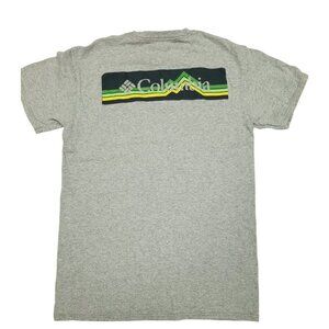 Columbia Mens‎ Gray Graphic Logo T-Shirt
